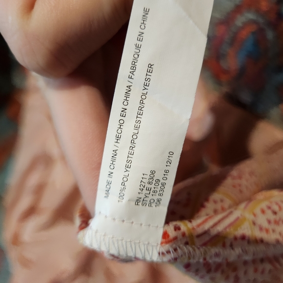 Eloquii Speckled Tie Sleeve Blouse - Picture 4 of 4